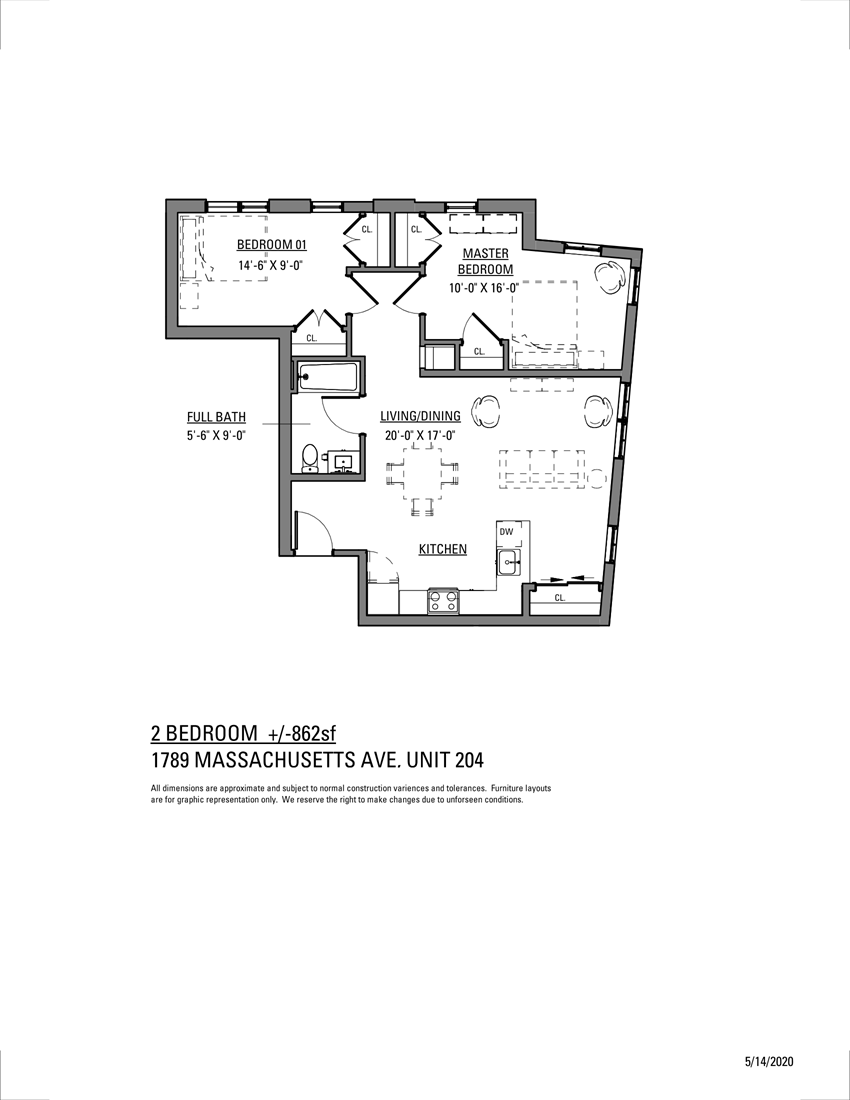 1789 MASSACHUSETTS , UNIT 204